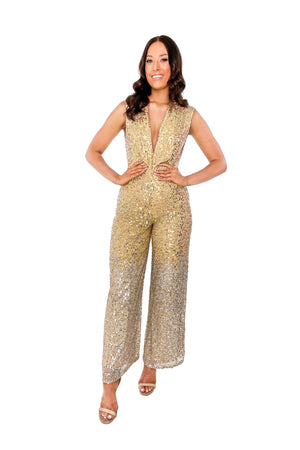 
                  
                    Gold to Silver Elton Jumpsuit Perth Dress Hire
                  
                