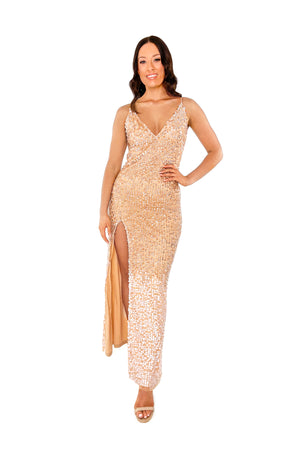 
                  
                    Glitz Gown Champagne to Blush Ball Gowns for hire Perth
                  
                