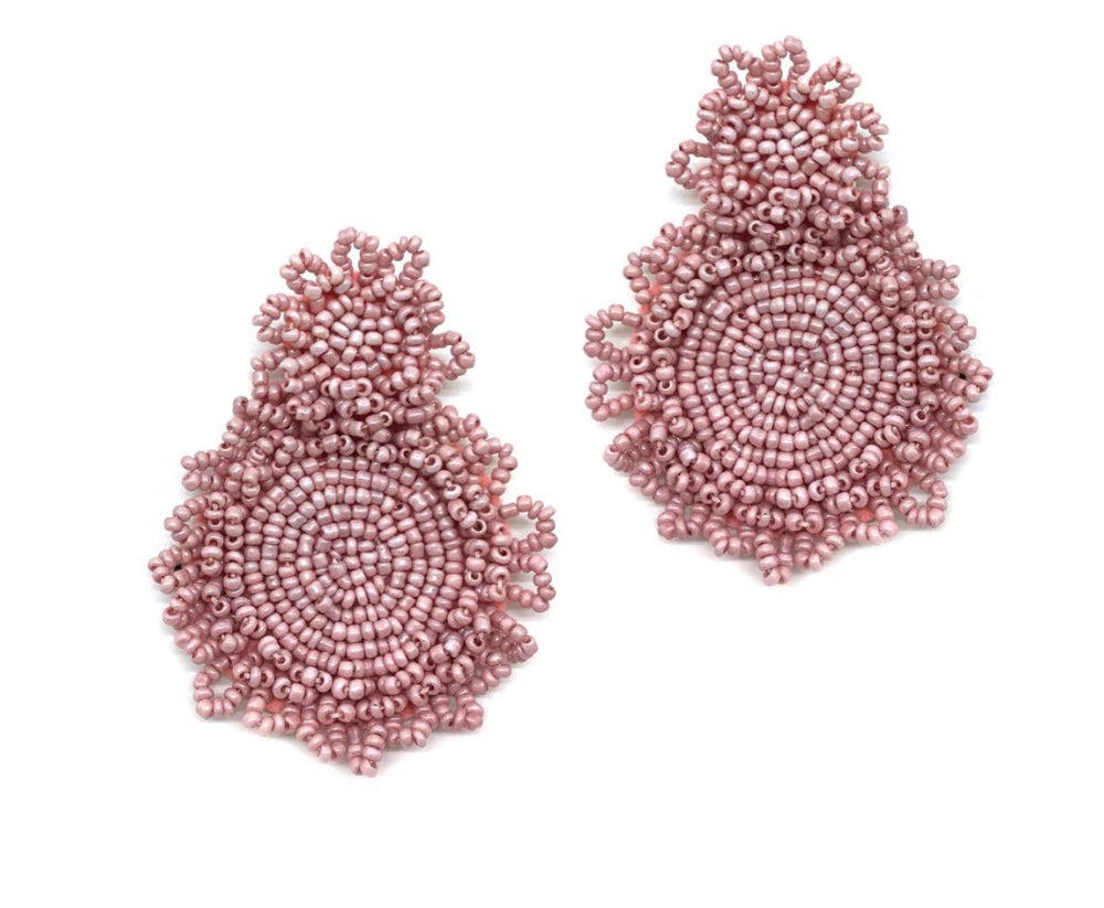 Helena Pink Bead Earring