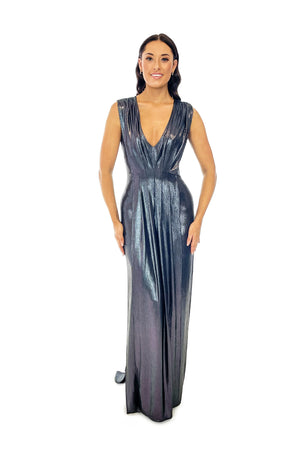 
                  
                    Pleated Gown Boutique Dress Hire Perth
                  
                