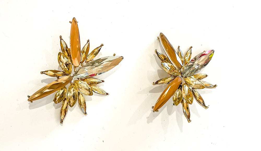 Spiked Earring Stud Gold