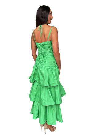 Aspen Green Maxi Dress - Dress Hire Perth