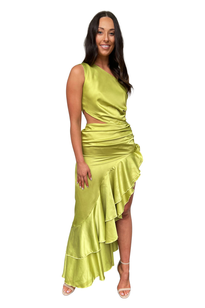 Lime Green Formal Dress Hire Perth