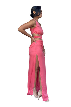 
                  
                    Aurea Dress - Flamingo
                  
                