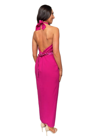 
                  
                    Pink Halter Gown Formal Dress Hire Perth
                  
                