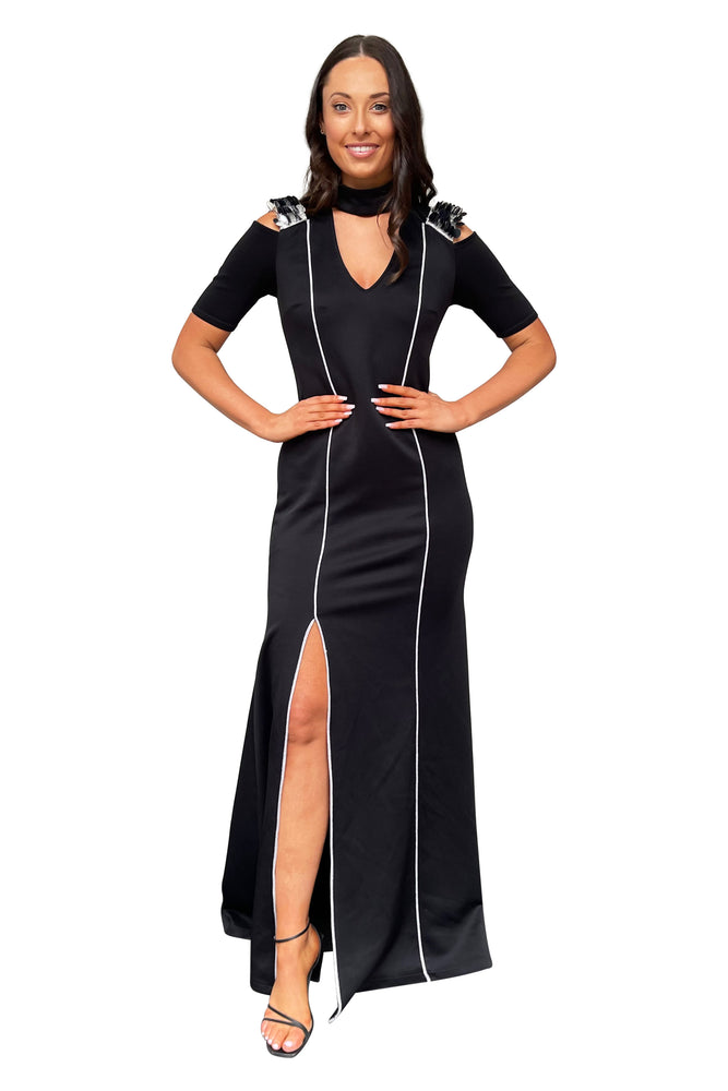 Moda Black Dress Formal Dress Hire Perth