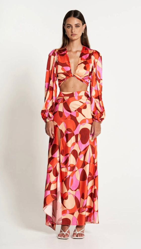 
                  
                    Multi Retro Silk Two Piece set for hire Perth
                  
                