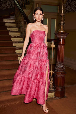 
                  
                    Strapless Pink Gown Perth Dress Hire
                  
                