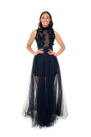 sachin and babi light blue dress Dreamer Black Gown - Dress Hire Perth