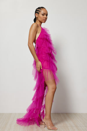 
                  
                    Hot Pink Gown Perth Dress Hire
                  
                